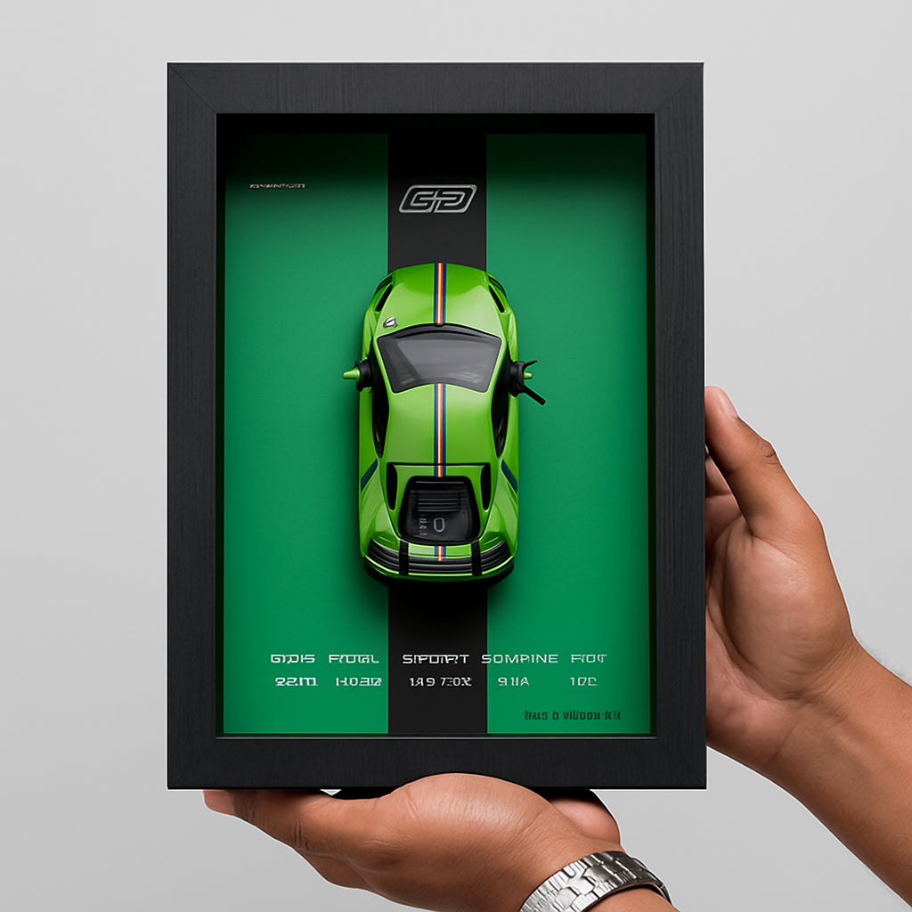 AI-generated image for Premium Framed Car Model – 3D Wall Decor for Auto Enthusiasts, Unique Models