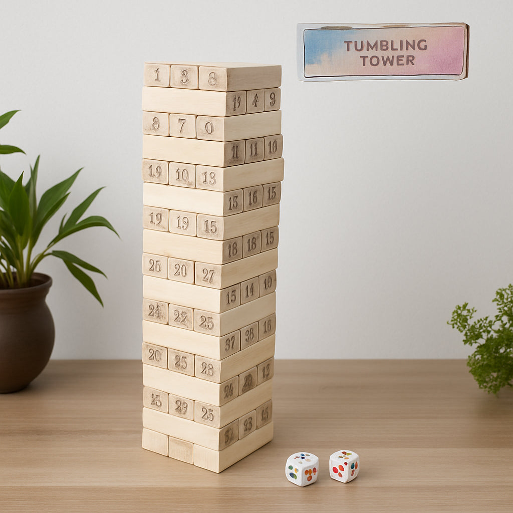 AI-generated image for Large Tumbling Timber Toy