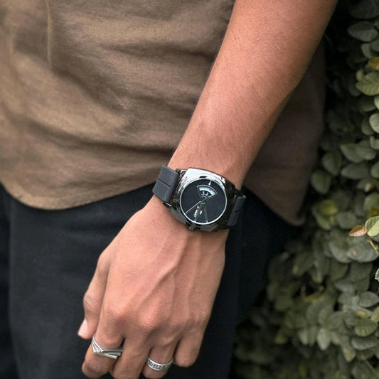 Forest Analog Quartz Movement Watch