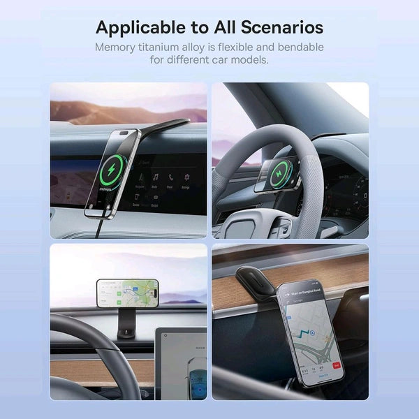 Car Mount Charger, 15W Wireless Car Charger Phone Holder