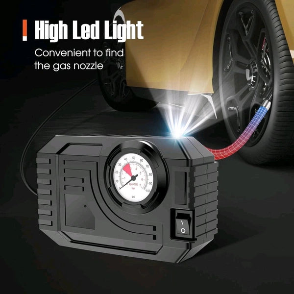 Tire Inflator Portable Air Compressor 12V Small Air Pump