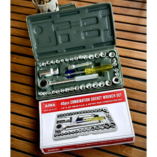 AIWA 40pcs Combination Socket Wrench Set