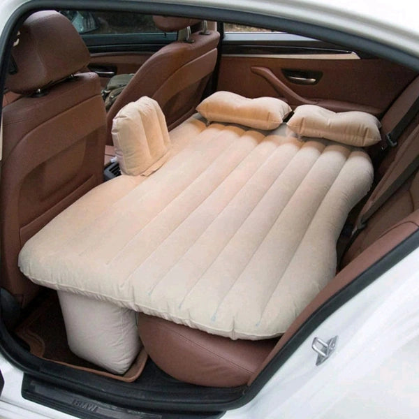 Car Inflatable Bed with 2 Pillows & Air Pump (Portable)