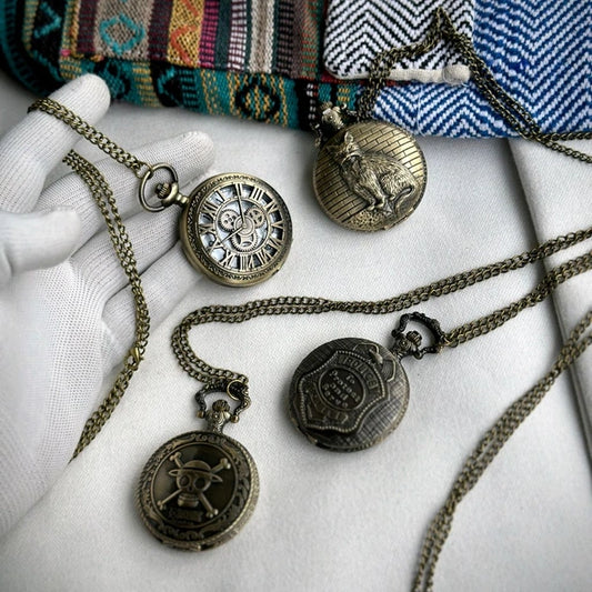 Vintage Premium Pocket Watch Keychain