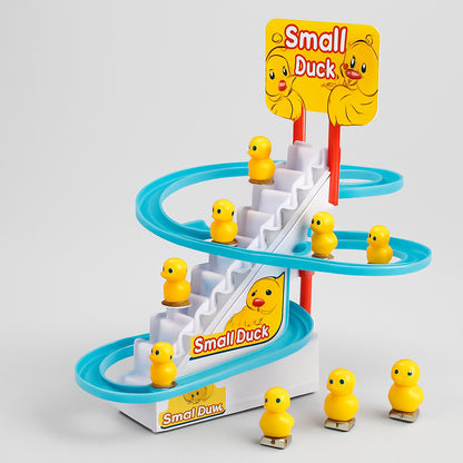 AI-generated image for Ducks Climb Stairs Toy Roller Coaster