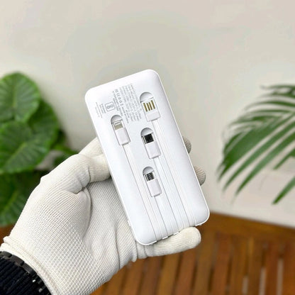 10000mAh Powerbank With 4 Build In Cables
