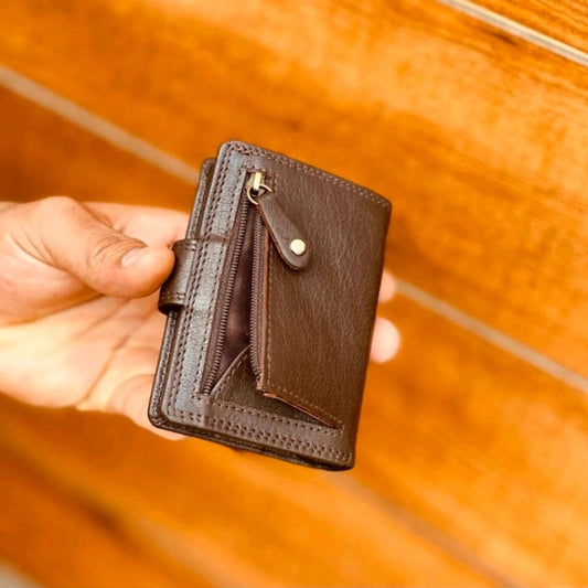 Most Demanded Classic Men's Genuine Card Pop-up High Quality Leather Wallet