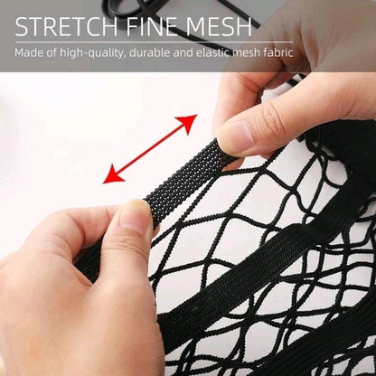 Car Mesh Organizer 3- Layer, Dog Net Between Car Seats,