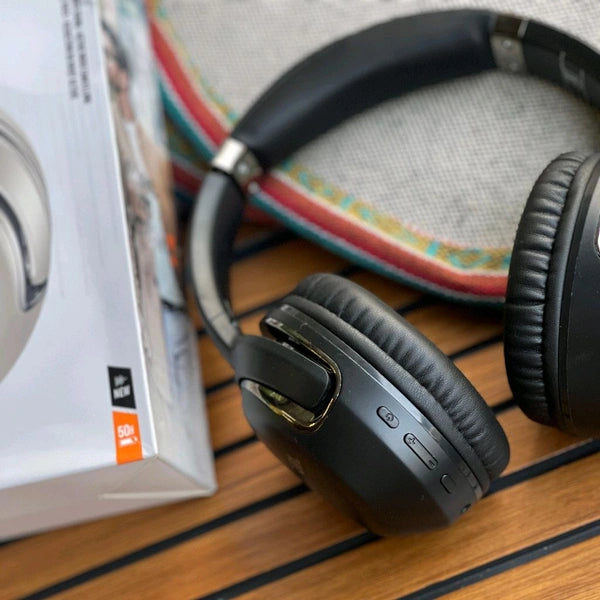 Bluetooth On Ear Headphones with Mic with 6 Hours Battery Backup