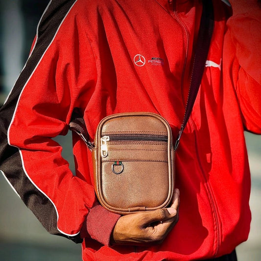 Premium Leather Crossbody Sling Bag