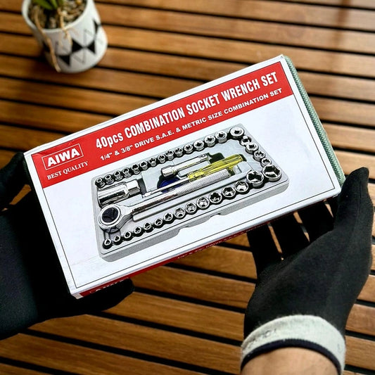 AIWA 40pcs Combination Socket Wrench Set