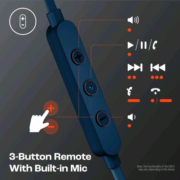 (Original) JBL Tune 310 Wired in-Ear Type C Headphones