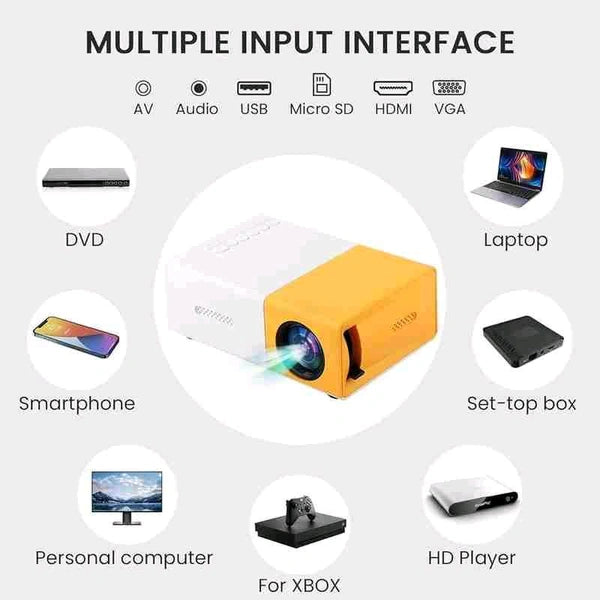 Mini Portable Movie Projector With Speaker