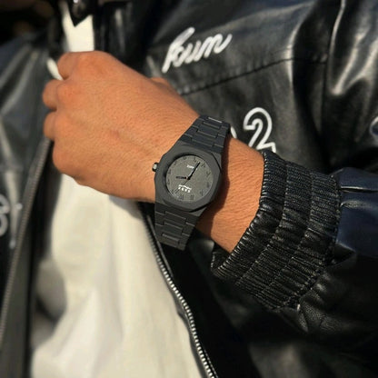 Sabr Minimal Matte Arabic Dial Watch (Black)