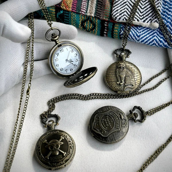 Vintage Premium Pocket Watch Keychain