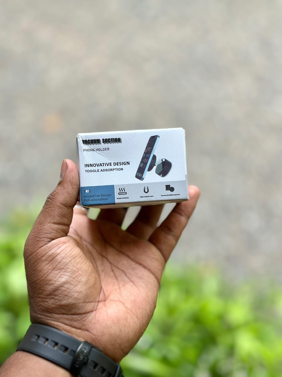 Vacuum Suction Phone Holder