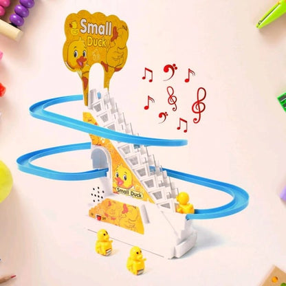 Ducks Climb Stairs Toy Roller Coaster